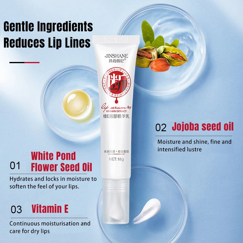 Moisturizing Lip Balm Fade Lip Lines Nourishing Hydration Lips Serum Anti-dry Remove Dead Fast Lightening Pink Mouth Lipstick