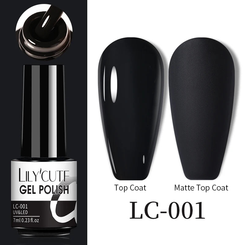 LILYCUTE Thermal Nail Gel Polish 3 Layers Temperature Shiny Color Changing Series Semi Permanent Soak Off UV Nail Gels Polish