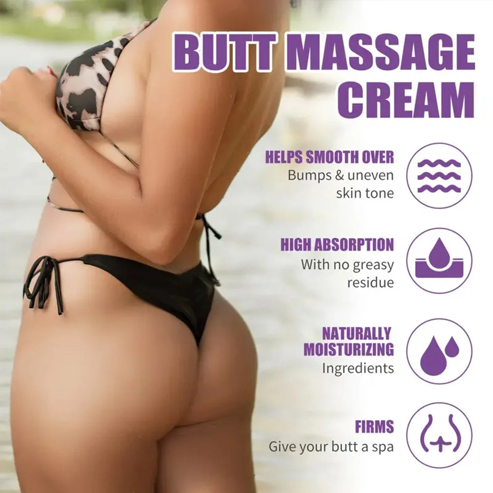 Buttock Enlargement Cream Butt Lift Up Firming Essential Oil Big Ass Enhance Hip Growth Tighten Shaping Sexy Body Care For Women