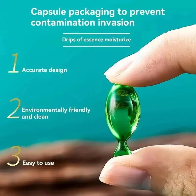 Hair Capsules Repairing Maltreated Frizzy Hair Silky Moisturizing Hair Oil Smoothing Nourishing Hair Care Essence Products 800mg