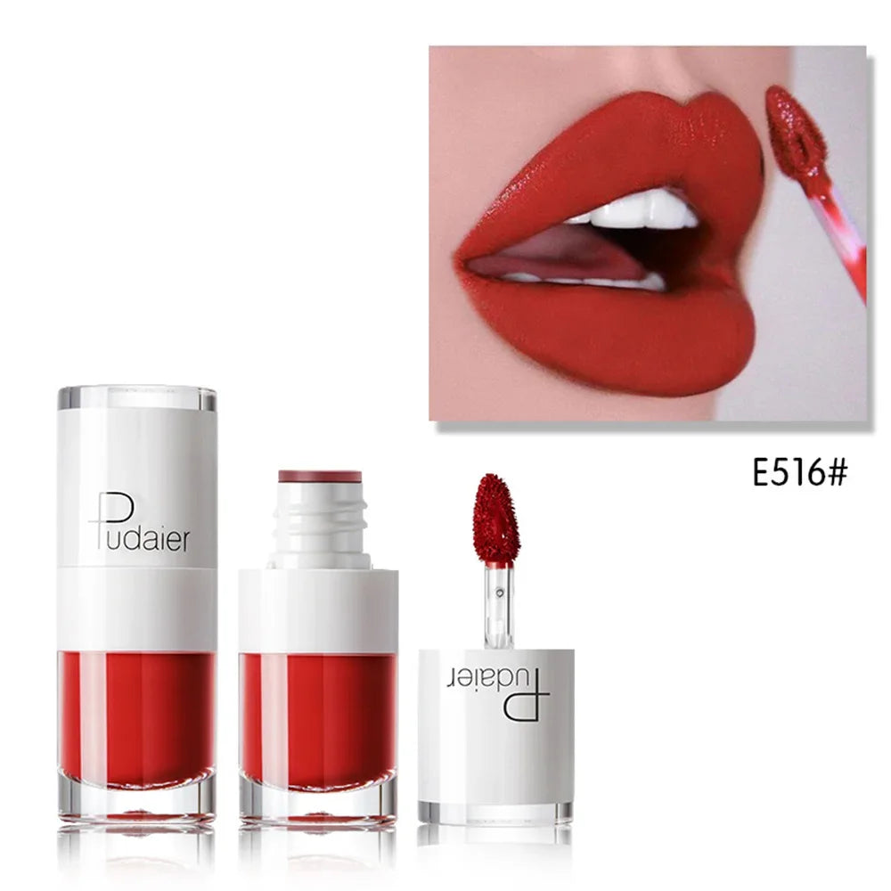1-PCS Pink Women’s Lipstick – 16 Colors, Long-Lasting Waterproof Liquid Pencil, Matte Lipstick, Lip Gloss Makeup