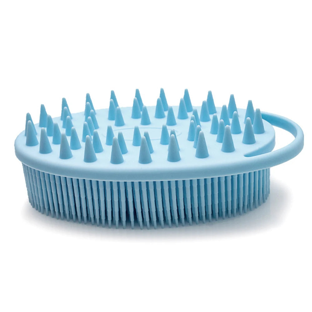 Exfoliating Shower Massage Scraper Bathroom Non-slip Bath Mat Back Massage Brush Silicone Foot Wash Body Cleaning Bathing Tool