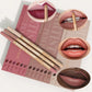 6pcs Velvet Matte Lip Liner Pencil Set - Water-resistant, Ultra-Fine, Long-Lasting, Smooth for All Skin Tones, Brown Mixed Color