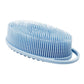 Exfoliating Shower Massage Scraper Bathroom Non-slip Bath Mat Back Massage Brush Silicone Foot Wash Body Cleaning Bathing Tool