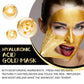 JAYSUING 24k Hyaluronic Acid Gold Moisturizing Facial Mask Whitening Mask for Face Women Korean Skin Care Products