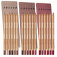 6pcs Velvet Matte Lip Liner Pencil Set - Water-resistant, Ultra-Fine, Long-Lasting, Smooth for All Skin Tones, Brown Mixed Color