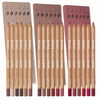 6pcs Velvet Matte Lip Liner Pencil Set - Water-resistant, Ultra-Fine, Long-Lasting, Smooth for All Skin Tones, Brown Mixed Color