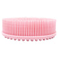 Exfoliating Shower Massage Scraper Bathroom Non-slip Bath Mat Back Massage Brush Silicone Foot Wash Body Cleaning Bathing Tool