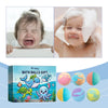 Wiieey 30gx6 Lasting Fragrance Bath Bomb Salt Nourish Floral Scent Body Wash Cleansing Spa Relaxing Exfoliating Skin Shower Ball