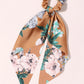 New Fashion Print Bow Scrunchies Hair Ribbon For Women Elastic Hair Band Girls Horsetail Hair Ties Hair Accessories