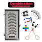 4 pairs 5 Magnets 3D Magnetic False Eyelashes Handmade Artificial Faux Cils Magnetic Natural Mink Eyelashes with Tweezers