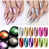 1Box Nail Metal Glitter Powder Metallic Colorful Dust Metal Effect Nail Glitter Gold Nail Art UV Gel Polish Flakes Dust