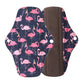 Sanitary Pads Organic Bamboo Charcoal Washable Menstrual Panty Liner Leakproof Cloth Towel Reusable Period Feminine Hygiene Pads