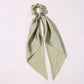 New Fashion Print Bow Scrunchies Hair Ribbon For Women Elastic Hair Band Girls Horsetail Hair Ties Hair Accessories
