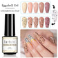LILYCUTE 7ML Eggshell Gel Nail Polish White Black Material Semi Permanent Autumn Varnish With Any Color Gel Soak Off UV Manicure