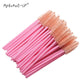 50pcs Disposable Nylon Mascara Wand Applicator Eyelash Brushes For Eyelash Extension women Makeup Brush Tools