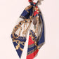 New Fashion Print Bow Scrunchies Hair Ribbon For Women Elastic Hair Band Girls Horsetail Hair Ties Hair Accessories