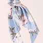 New Fashion Print Bow Scrunchies Hair Ribbon For Women Elastic Hair Band Girls Horsetail Hair Ties Hair Accessories