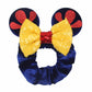 Disney Mouse Ears Velvet Scrunchies Hairband Women Elastic Ponytail Holder Girls Sequin Bow 2023 Kids Party DIY Hair Accessories