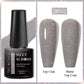 MEET ACROSS 7ml Rubber Base Gel Glitter Nude Pink White 2 In 1 Gel Nail Polish Nail Art Varnish For Nails Winter Autumn Manicure