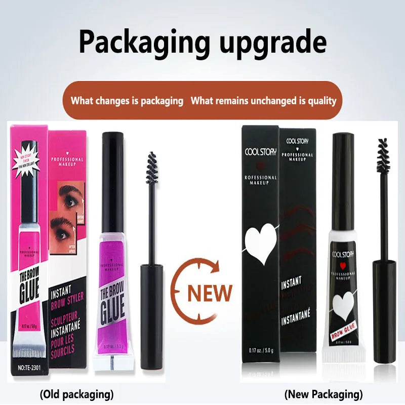 Eyebrow Shaping Gel Transparent Waterproof Eyebrow Shaping Gel Natural Long Lasting 3D Eyebrow Enhancers