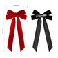 2025 Korea Elegant Long Ribbon Velvet Bow Hairpins Women Girls Hair Clips Pin Barrettes Accessories Hairclip Headdress Headwear
