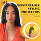 African Biotin Braid gel 100g Edges Control Twist Gel Tames Frizz & Edges Jojoba Oil Styling Braiding Gel Anti Hair Loss Wax，Loc