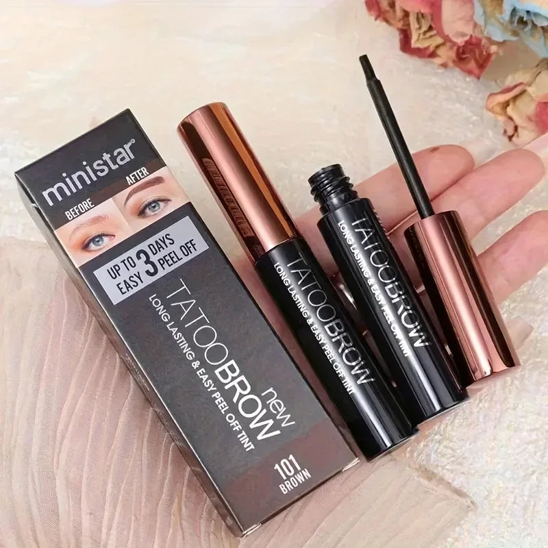 1PC Waterproof Peel-Off Eyebrow Gel Tint – Transfer-Proof Brow Enhancer for Fuller, Defined Natural Brows