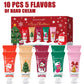 10pcs Christmas Hand Cream Gift Set Moisturizing and Moisturizing Hands, Preventing Drying and Cracking, Lasting Fragrance