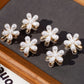 6pcs 3pcs 1pc Kids Women Girls Flower Shaped Hair Grab Clips, Faux Pearl Decorative Hair Barrettes Hair Decoration Accessories