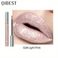 Metallic Glitter Liquid Lipstick Makeup Waterproof Lip Gloss Long-lasting Shimmer Metal Diamond Lip Glaze Tint Charming