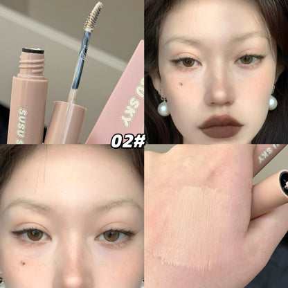Natural Dyeing Eyebrow Cream High Pigment Long-lasting Waterproof Natural Wild Eye Brow Tint Enhancer Brow Mascara Cosmetic
