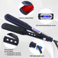 Professional Hair Straightener Titanium Plate Fast Heat Up 500F Flat Iron 2 in 1 Straightener and Curler Styling Tool