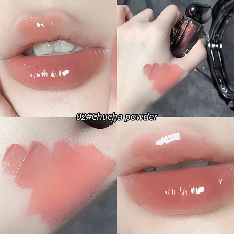 Gege bear Glacier Moisturizing Lip Gloss is moisturizing, lightweight, easy to color, mirror finish lip gloss