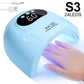 UV LED Nail Lamp Professional Gel Polishing Nail Light 24 LED Nail Art Quick Dryer for Nail Gel Curing Nail Salon Tool