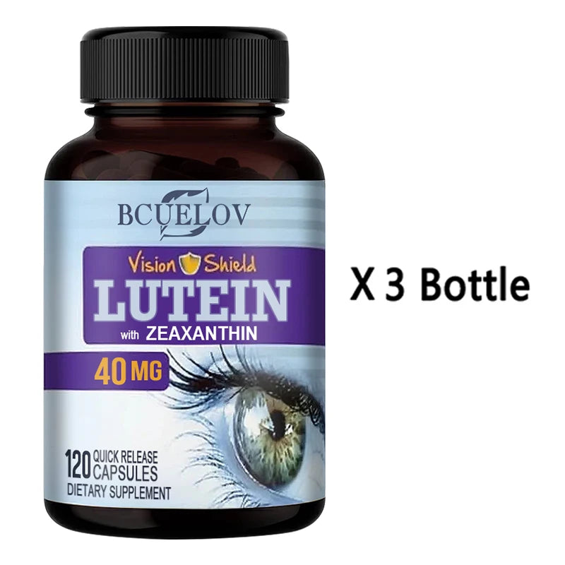 Bcuelov High Potency Lutein Capsules - Relieve Eye Fatigue, Dry Eye and Vision Health, Prevent Blue Light, Prevent Myopia