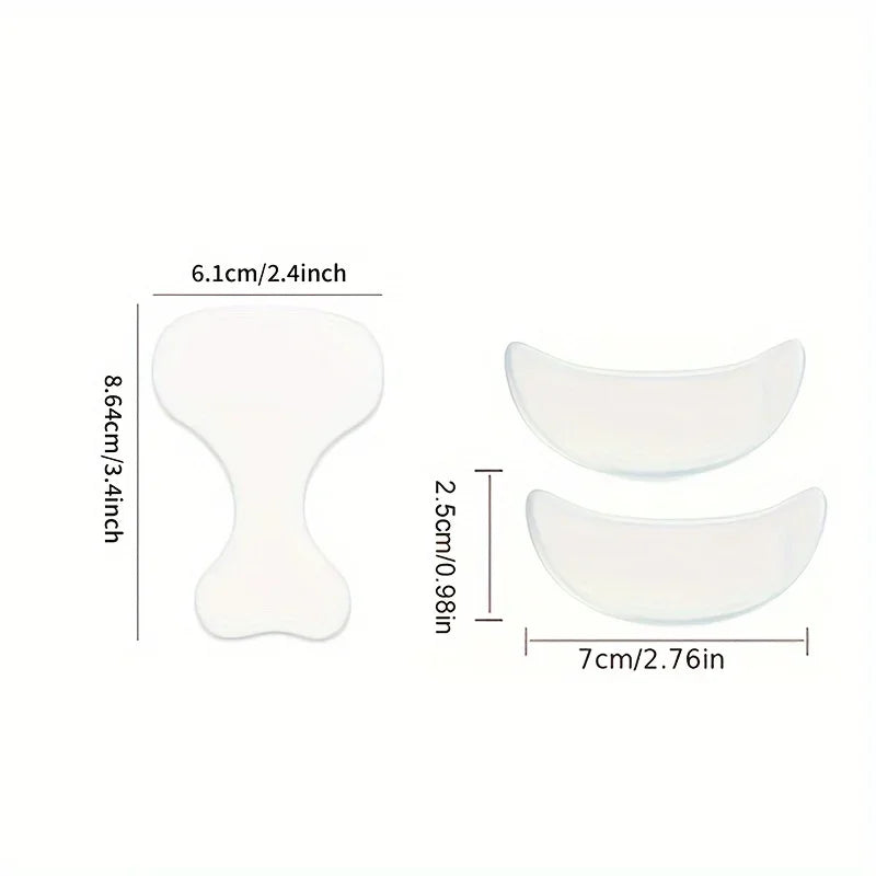 Anti Wrinkle Stickers Forehead Patch Women Reusable Silicone Forehead Line Removal Gel Eye Mask Mask Anti-aging Face Skin Care