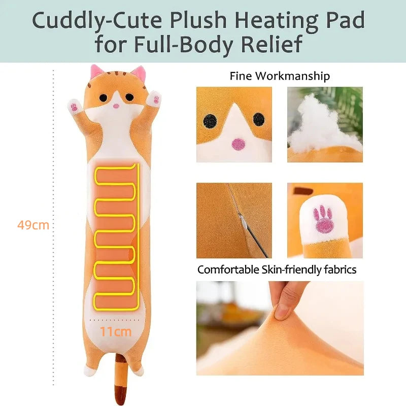 USB Heating Pad Period Heated Pillow Menstrual Colic Heater Cramps Period Neck Shoulder Pain Relief Hot Compress Heating Pad