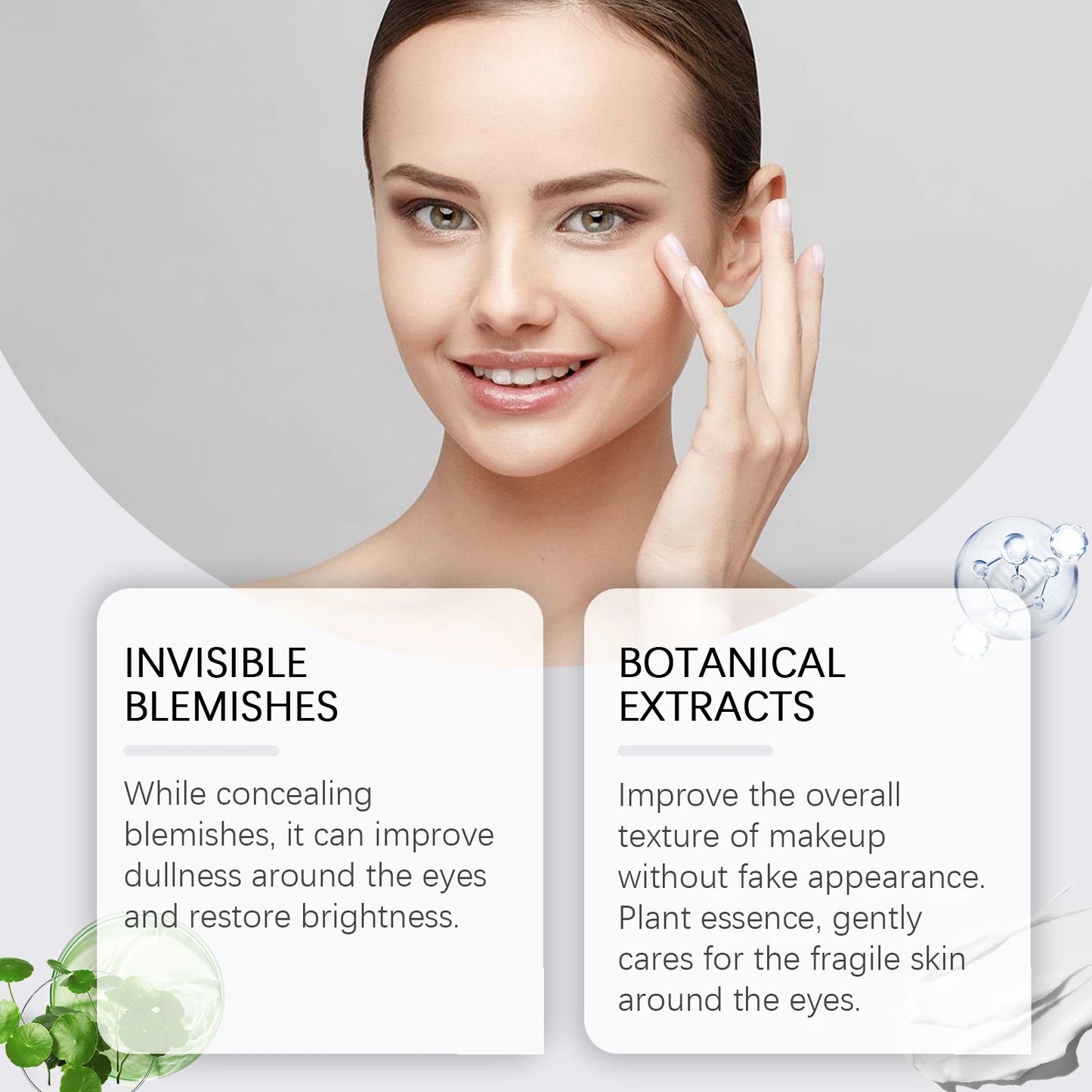 Eyes Dark Concealer Invisible Eye Dark Circles Cover Acne Light Concealer Brighten Lacrimal Groove Facial Make up Base Cosmetics