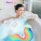 1Pcs/4Pcs Rainbow Bath Bombs Gift Set, Handmade Organic Bath Bombs for Kids Girls, Natural Kid Bubble Bath Fizzy