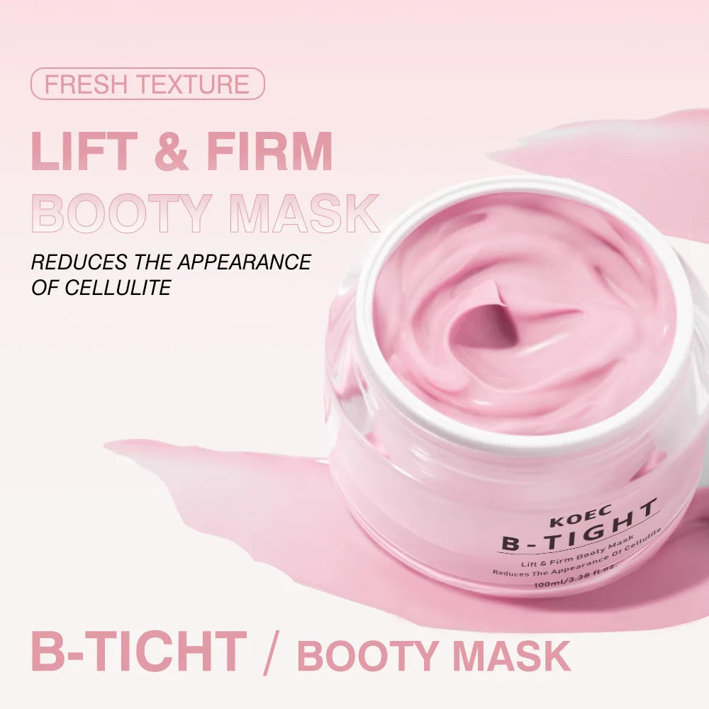 Butt TIGHT Lift Firm Cream - Tighten and Firm Booty, Reduce Loose and Crepey Skin,  Firmness, Reduce Cellulite Appearance 100 ml