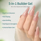 Nailpop 30/100g Hard Gel Milky Smooth UV Nail Gel for Quick Extension Long Lasting Soak Off Nail Builder Gel Nail Art Manicure