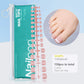 Nailpop 150Pcs Toe Nail Tips Short French Tip Press On Toenails Pink Soft Gel Toe Nail Tips Soak Off Fake Toe Nail Extensions