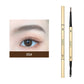 Small gold bar double-ended eyebrow pencil three-dimensional eyebrow shape long-lasting without smudging, slender and natural