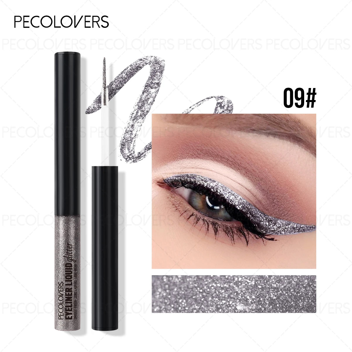 Glitter Eyeliner, Multi-color Options, Sparkly Eyeliner, Suitable for Halloween and Christmas Makeup