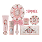 Flower Knows Stay Sweet 8 Pc Full Face Makeup Set Eyeshadow Blush Contour Lip Cream Hydrating Soft Matte Pigment Glowy Kit