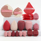 20 Pcs Pink Makeup Sponge and Makeup Puff Set Suitable for Face Cream and Powder Concealer Powder Makeup Machine