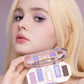 Moonlight Mermaid Gemstone Eyeshadow Palette Highly Pigmented Matte Shimmer Swan Ballet Eye shadow Collection