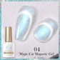 BORN PRETTY 10ml Black Glass Cat Magnetic Gel Nail Polish Punk Style Nail Art Manicure Varnis Semi Permanent Gel for Winter Nail