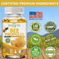 Natural Bee Propolis Capsules - Relieves Joint Pain and Stiffness, Promotes Bone Health, for Immunity and Anti-oxidation